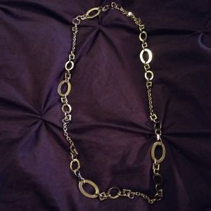 20" chunky silver necklace